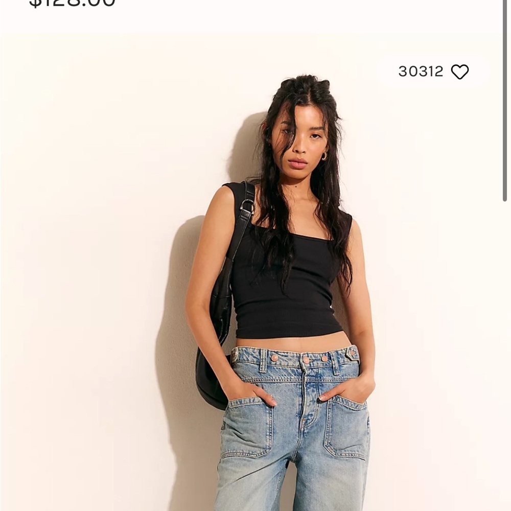 We The Free Light Blue Boyfriend Jeans